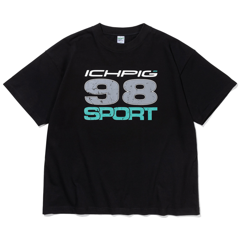 Ichpig 98 Vintage Black T-Shirt [Size: L]