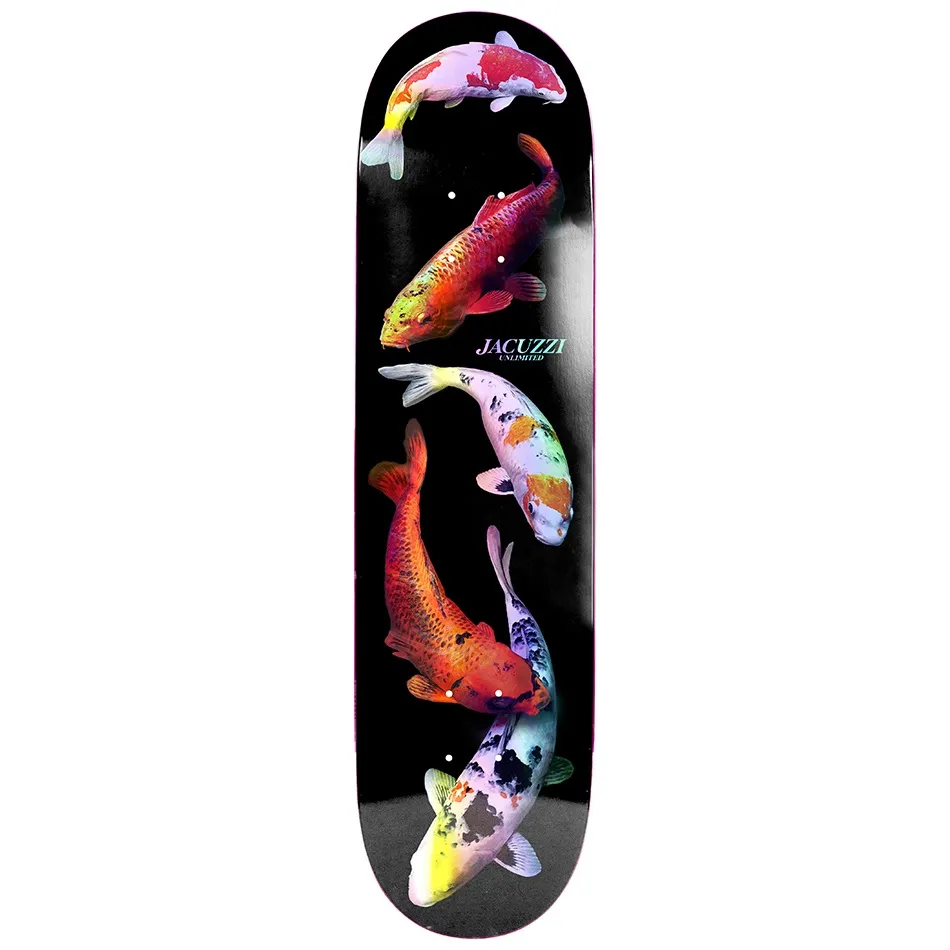 Jacuzzi 500 Years EX7 Black Holographic 8.5 Skateboard Deck