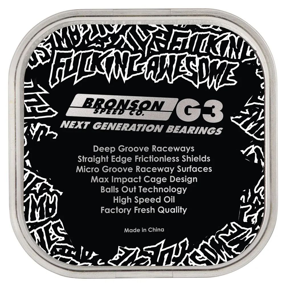 Bronson G3 X FA 8Pk Skateboard Bearings