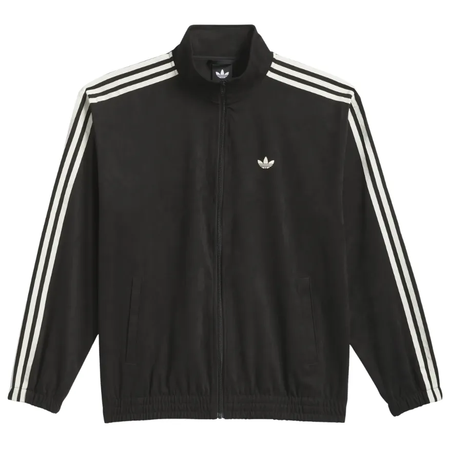 Adidas Vintage Superfire Black Cream White Track Jacket [Size: M]
