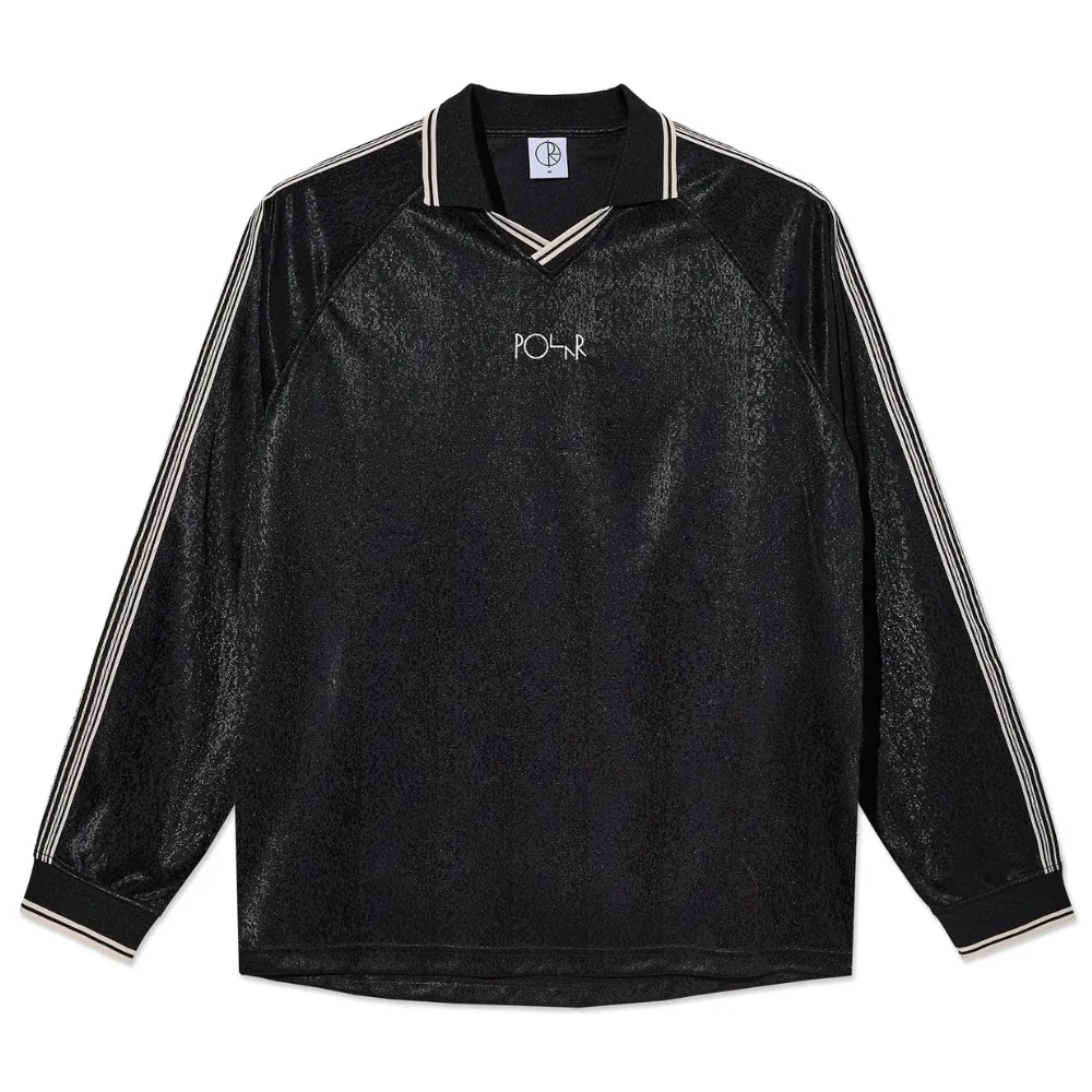Polar Skate Co Davie Black Long Sleeve Shirt [Size: L]