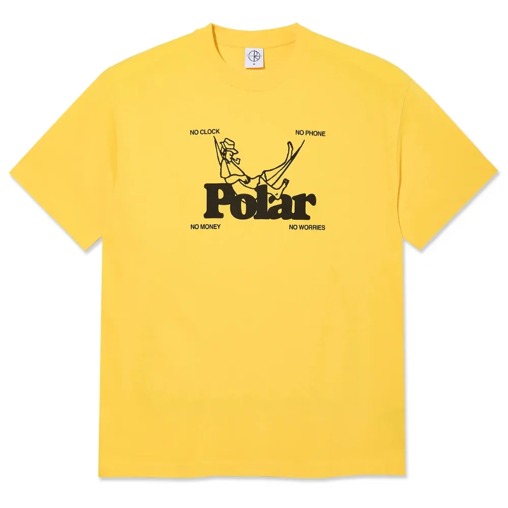 Polar Skate Co No Worries Lemon T-Shirt [Size: L]