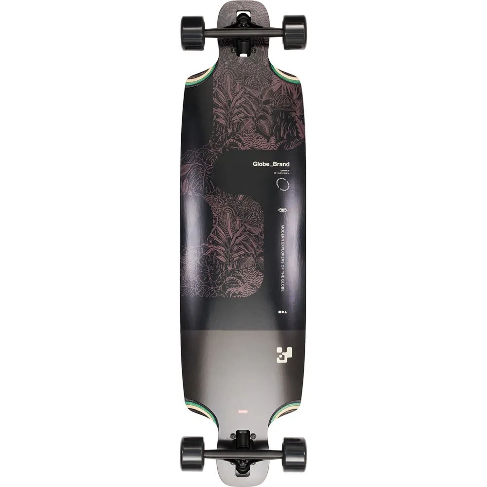 Globe Caravan Black Forest 39 Drop Through Longboard Skateboard