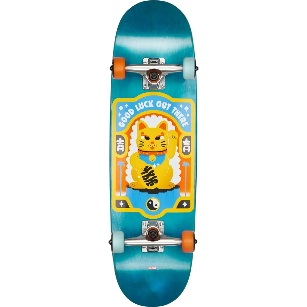 Globe Kids Grip 83 Mid Maneki Neko 8.25 Complete Skateboard
