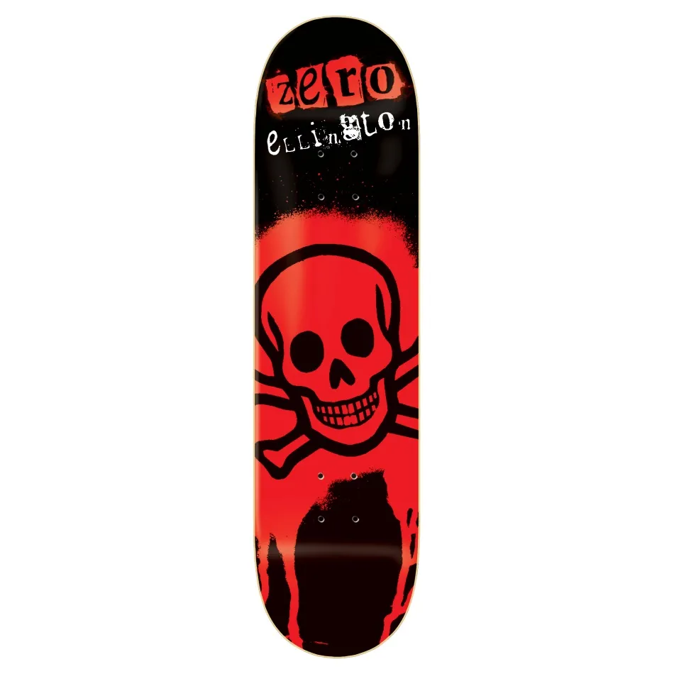 Zero Stencil Reissue Erik Ellington 8.25 Skateboard Deck