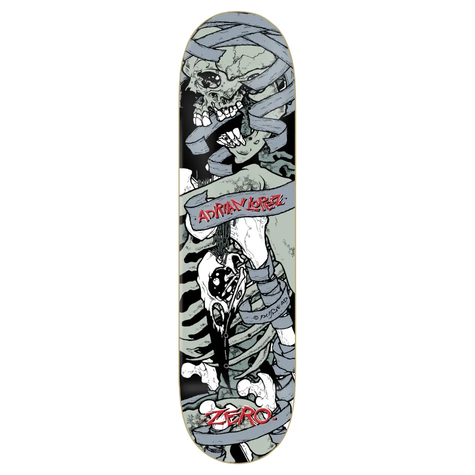 Zero Pushead Reissue Adrian Lopez 8.25 Skateboard Deck