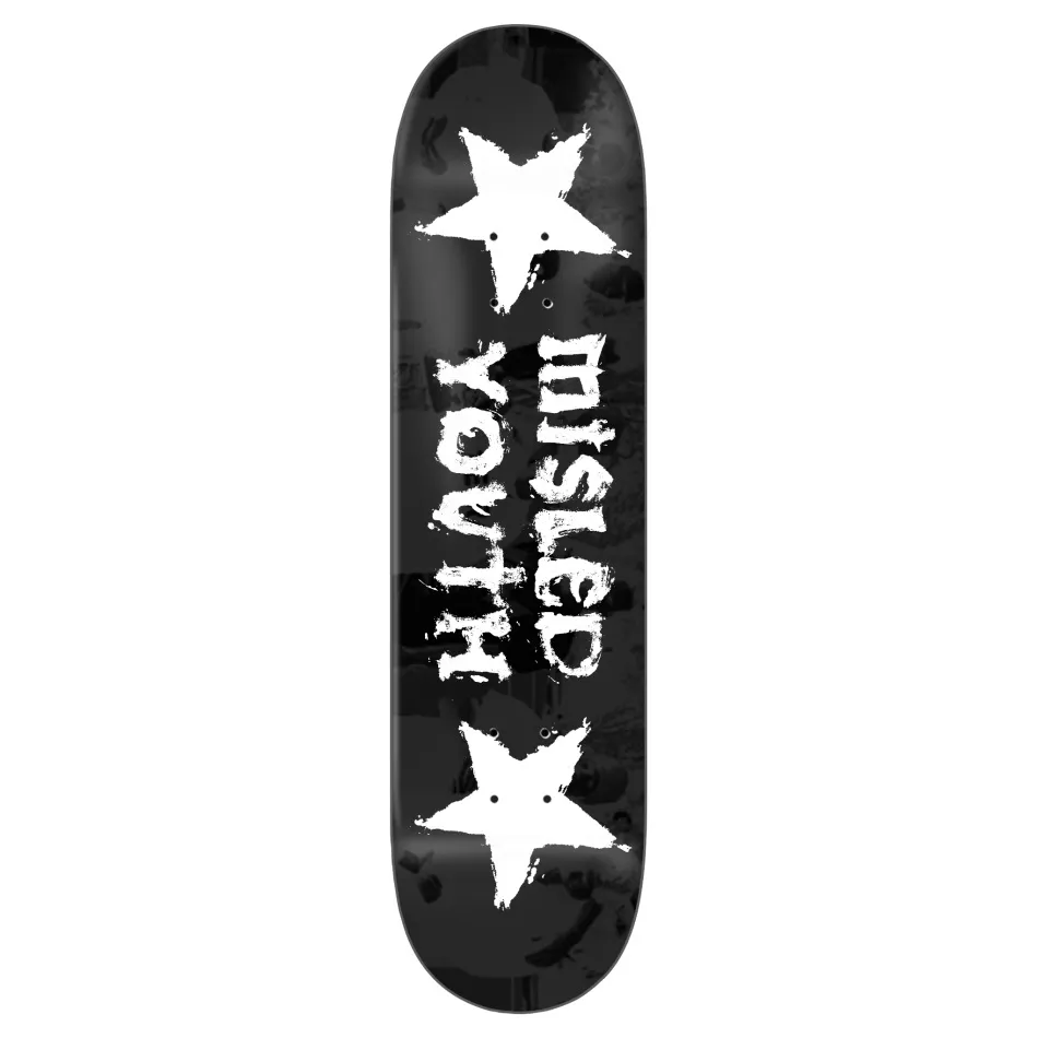 Zero Mislead Youth Reissue Black White 8.25 Skateboard Deck