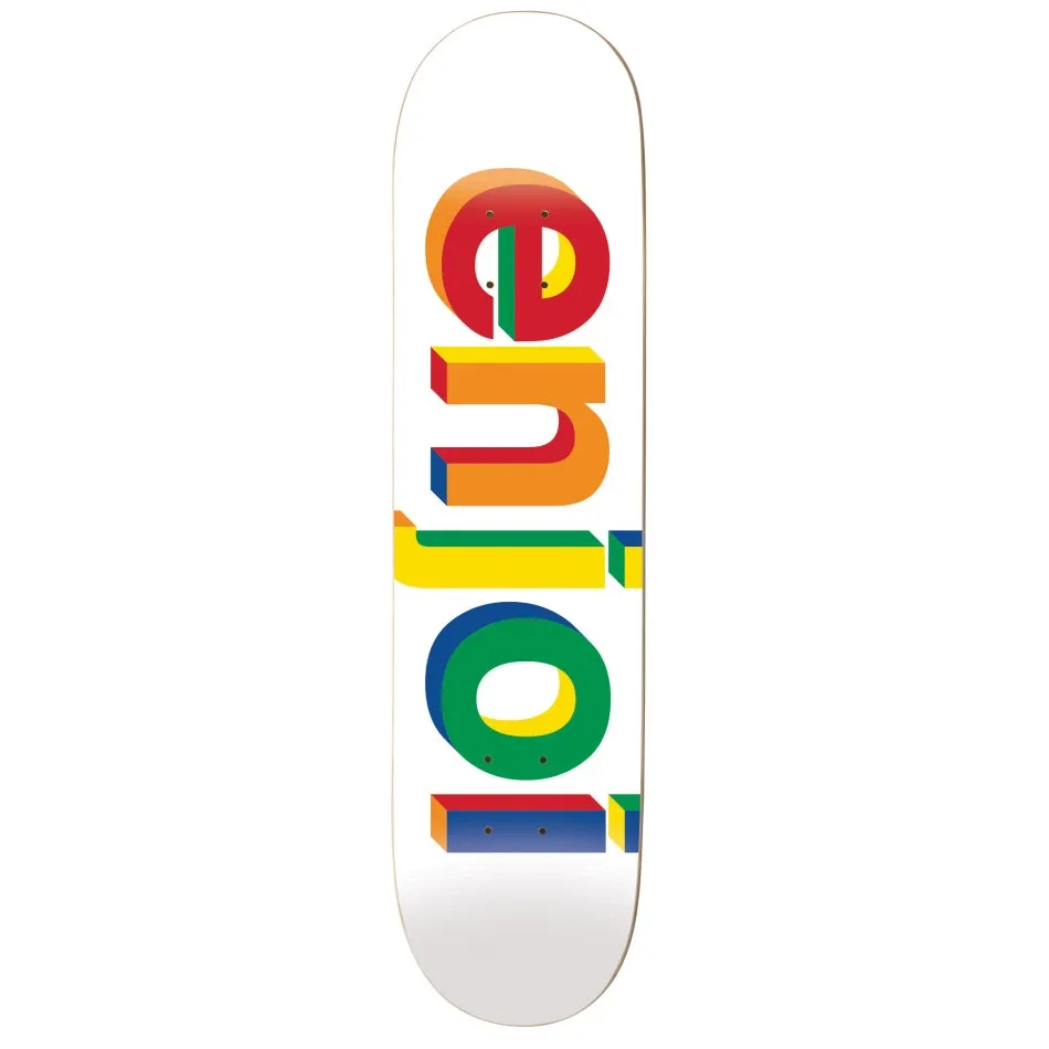 Enjoi Helvetica Neue R7 Multi 8.0 Skateboard Deck