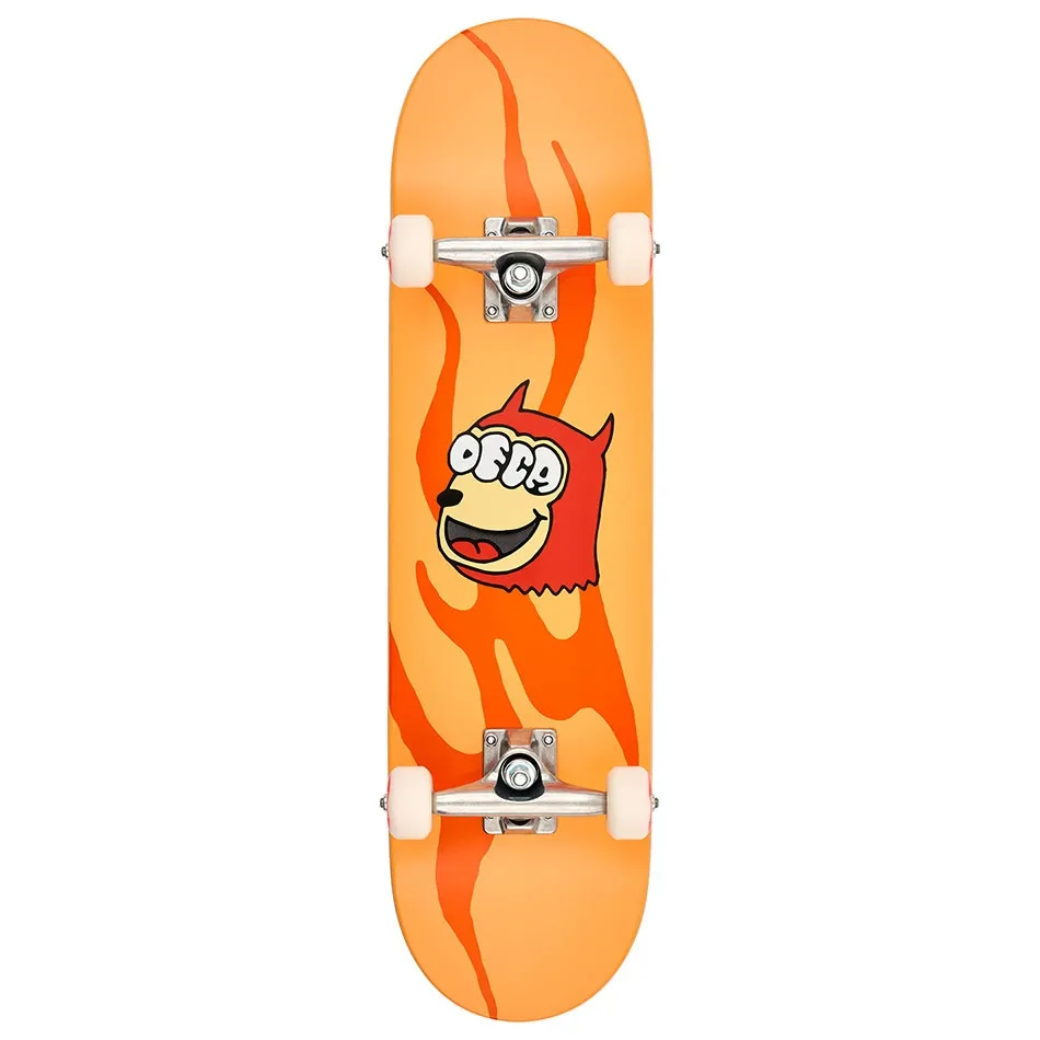 Deca Kids Dex Mid Orange 7.6 Complete Skateboard