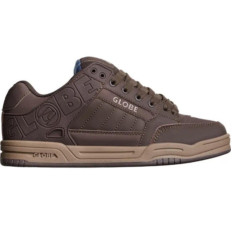 Globe Tilt Brown Blue Tartan Mens Skate Shoes [Size: US 10]