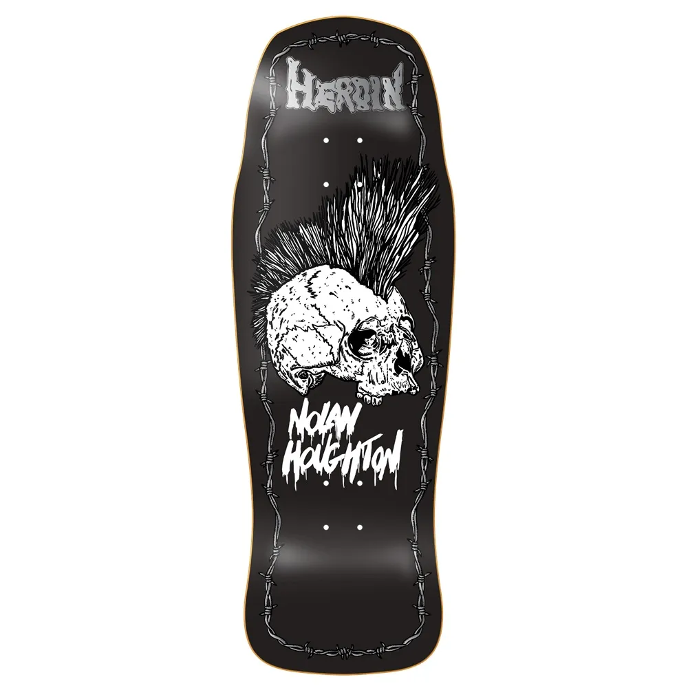 Heroin Nolan Houghton KO2 Skull 10.25 Skateboard Deck