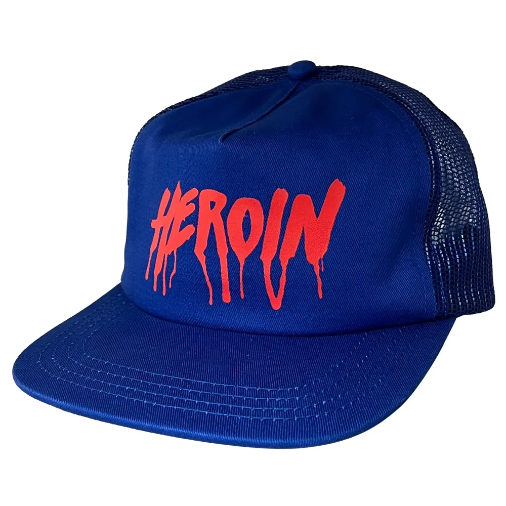Heroin Drip Royal Blue Trucker Hat