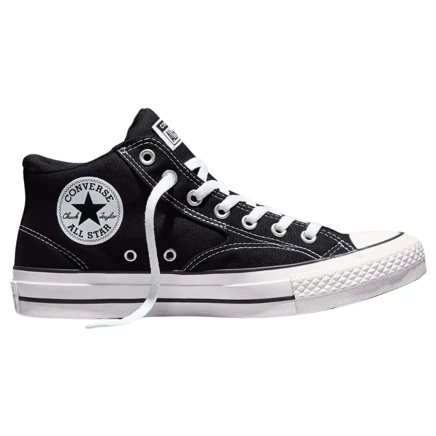 Converse Chuck Taylor All Star Malden Street Mid Black White Shoes [Size: US 9]