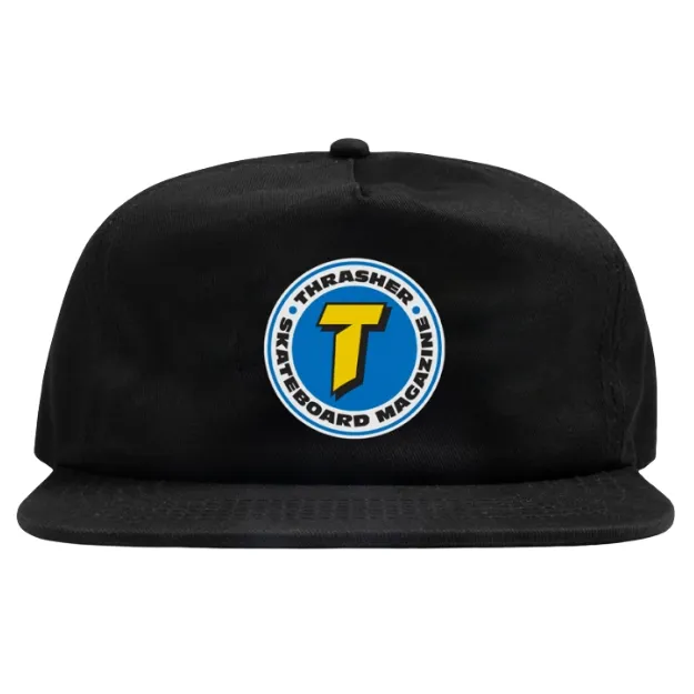 Thrasher Number 1 Redux Black Snapback Hat