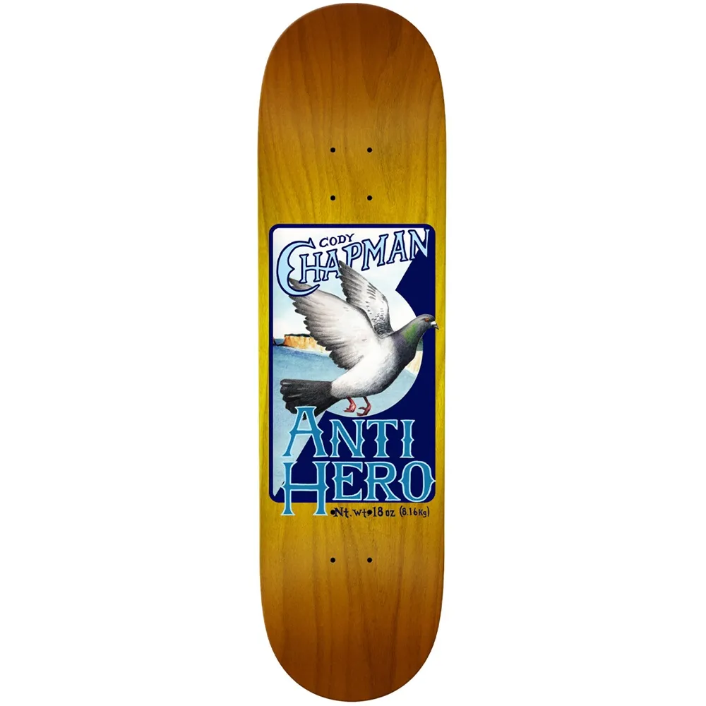 Anti Hero Homers Chapman 8.32 Skateboard Deck
