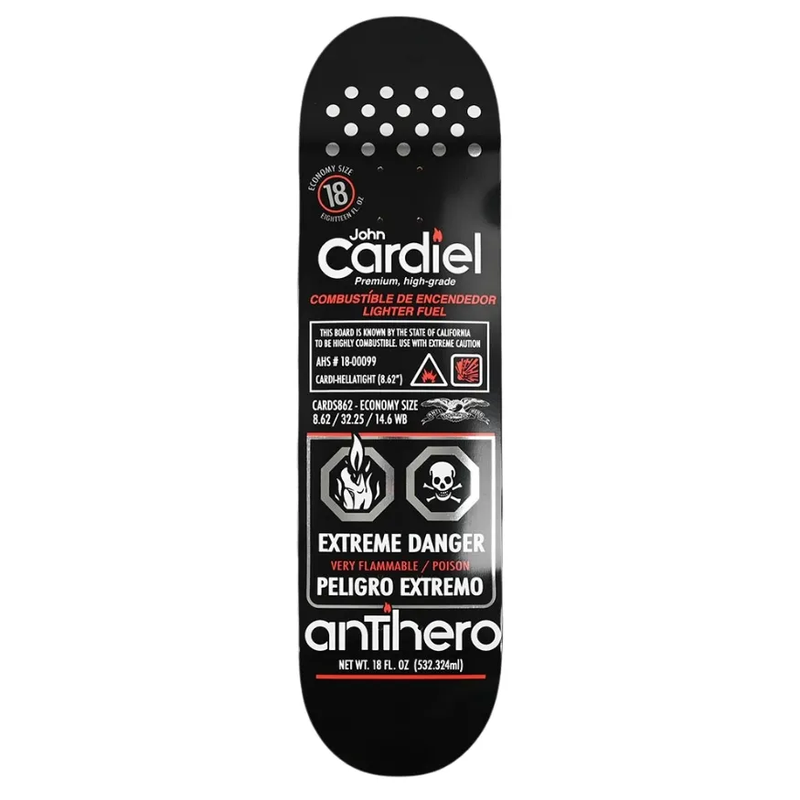 Anti Hero Fueled Up Cardiel 8.62 Skateboard Deck