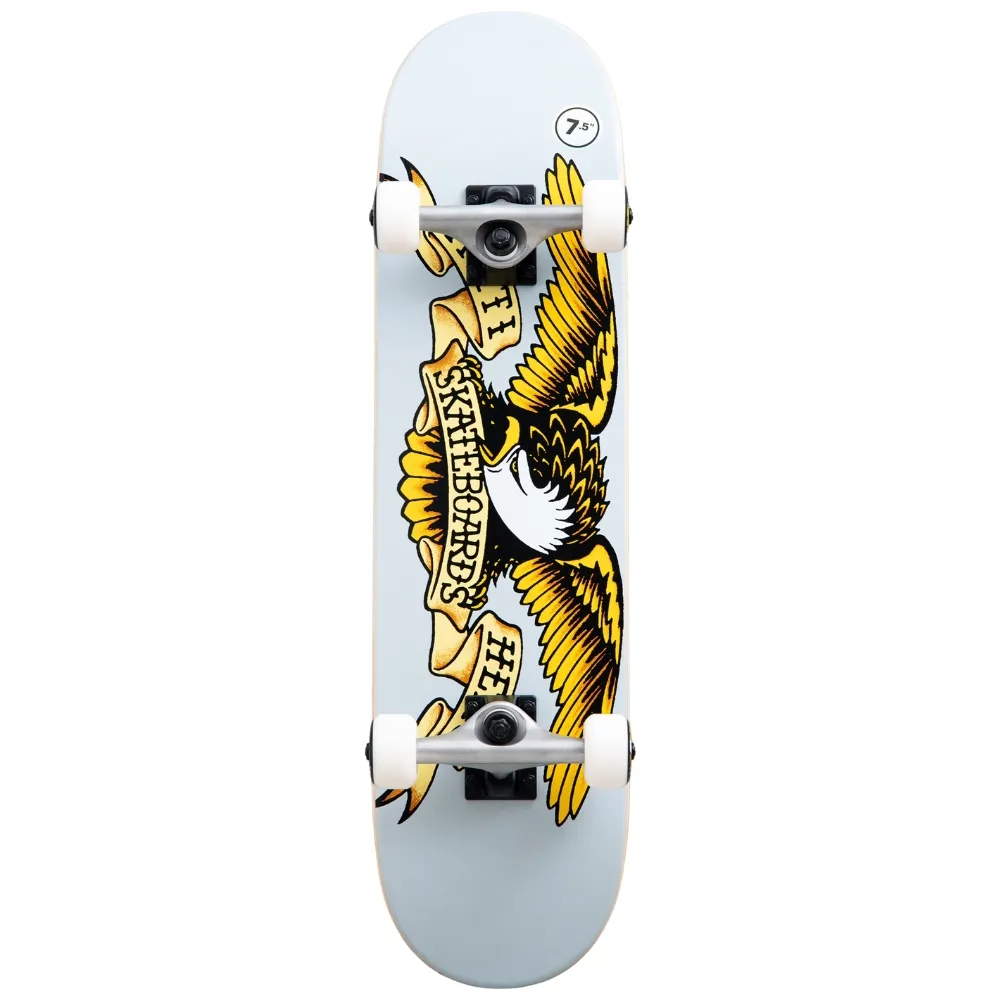 Anti Hero Classic Eagle Grey 7.5 Complete Skateboard