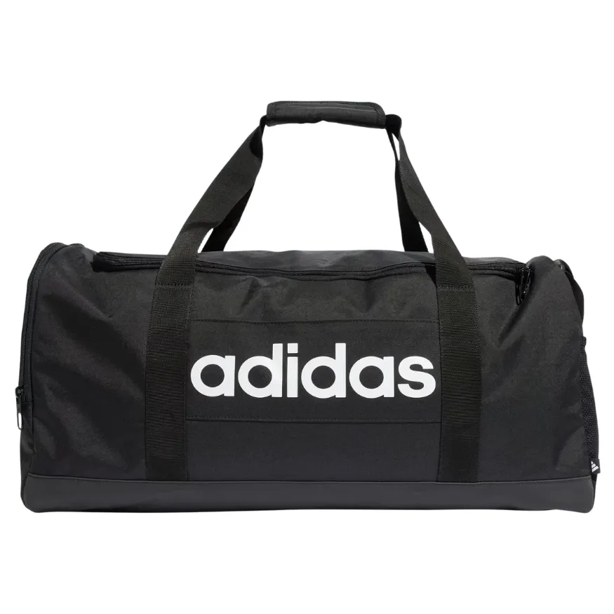 Adidas Linear Medium Black White Duffel Bag
