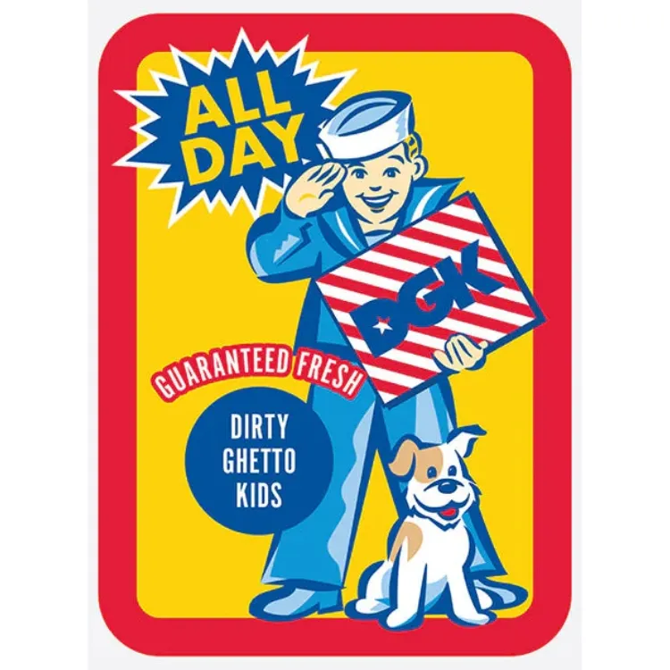 Dgk Kracker Skateboard Sticker