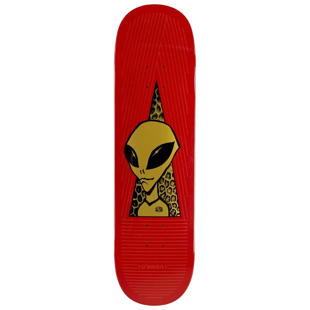 Alien Workshop Visitor Gold OBrien 8.5 Skateboard Deck