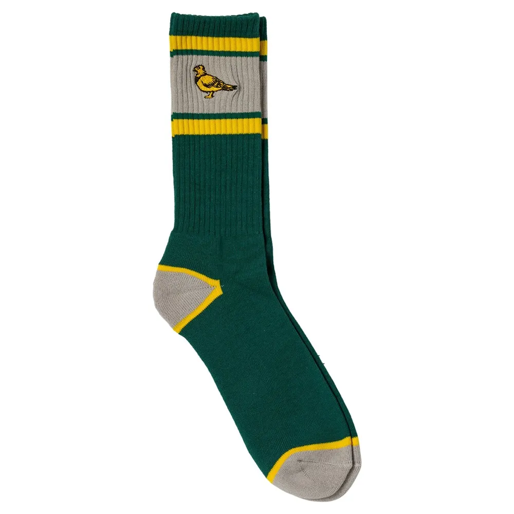 Anti Hero Lil Pigeon Green Yellow 1 Pair Mens Socks