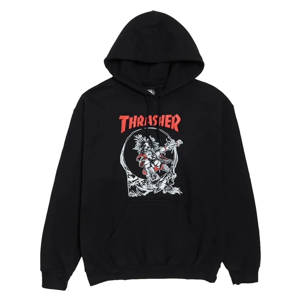 Thrasher Outlaw 2-Tone Black Hoodie [Size: L]