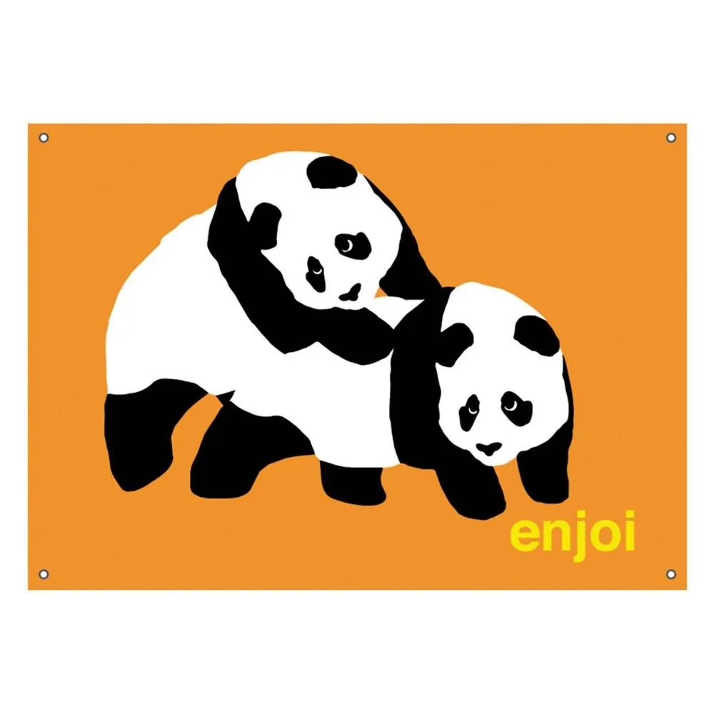 Enjoi Panda Black White Banner
