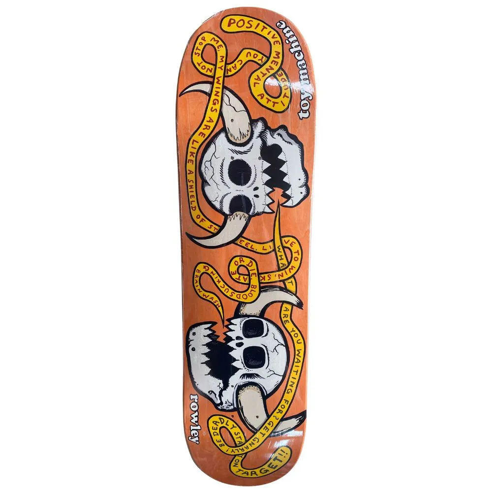 Toy Machine Rowley Skulls 8.25 Skateboard Deck
