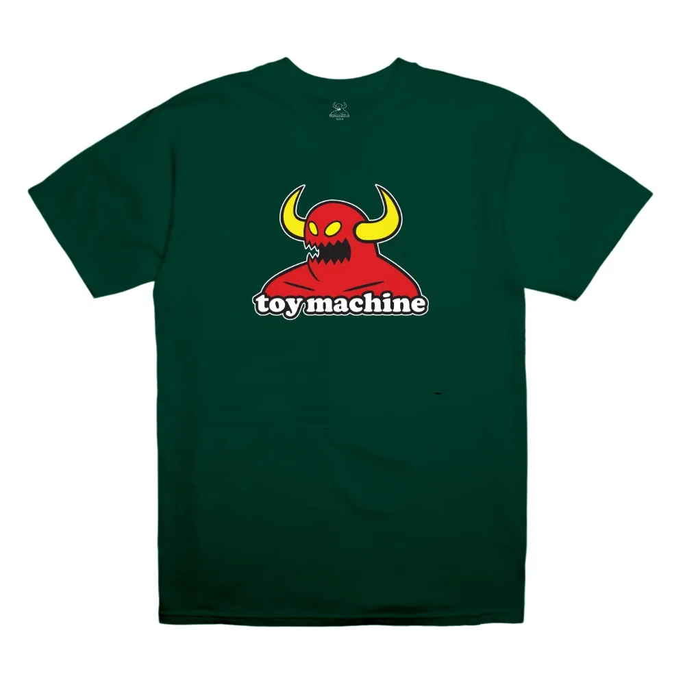 Toy Machine Monster Forest Green Youth T-Shirt [Size: 10]