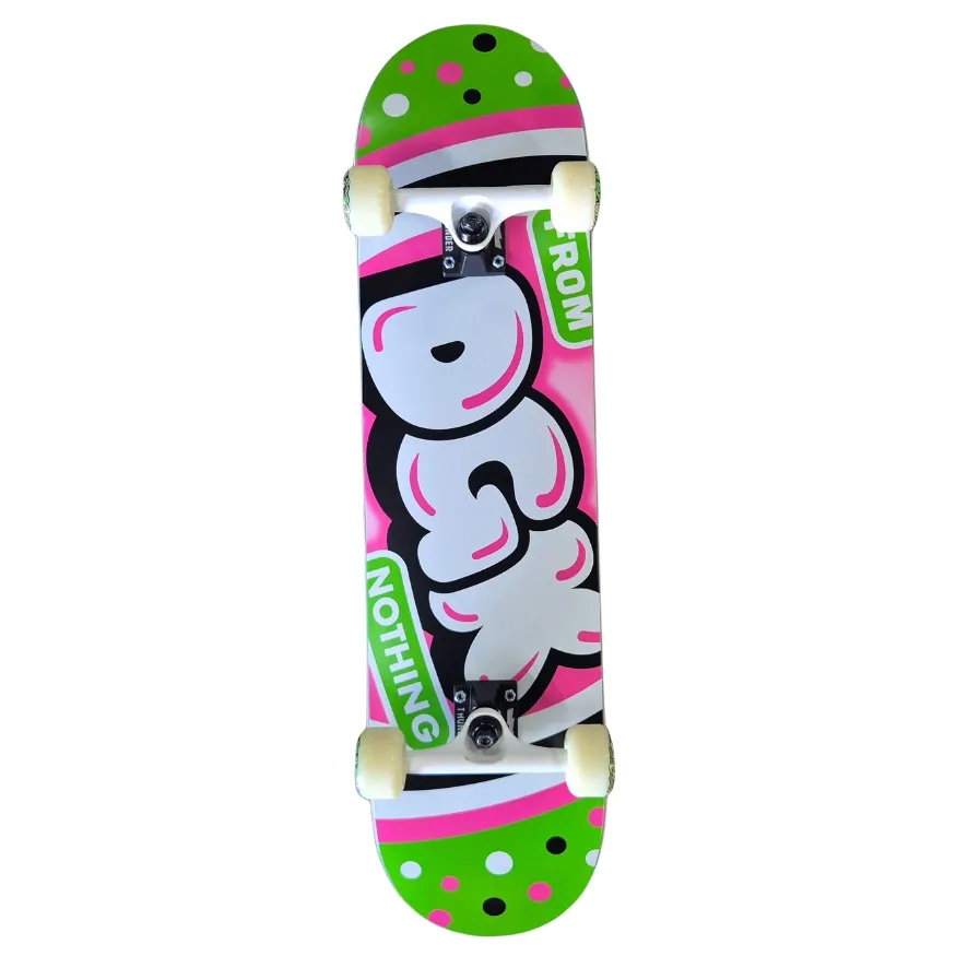Kick Push DGK Poppin Pink 8.0 Custom Complete Skateboard
