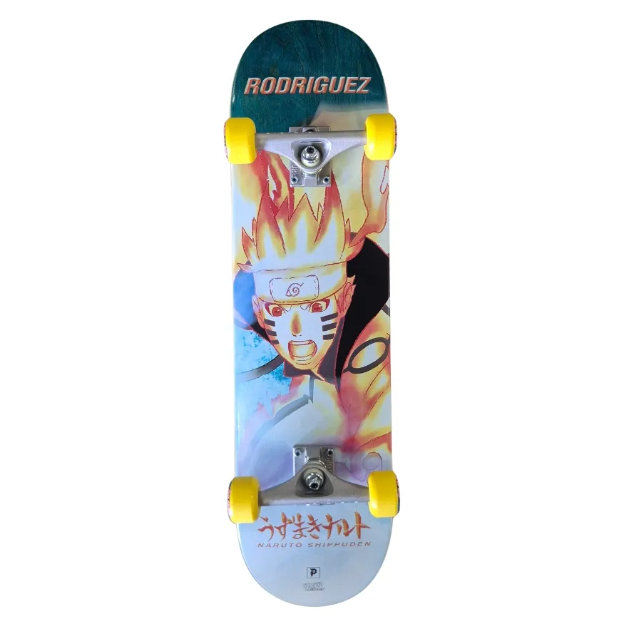 Kick Push Primitive Naruto Chakra 8.25 Custom Complete Skateboard