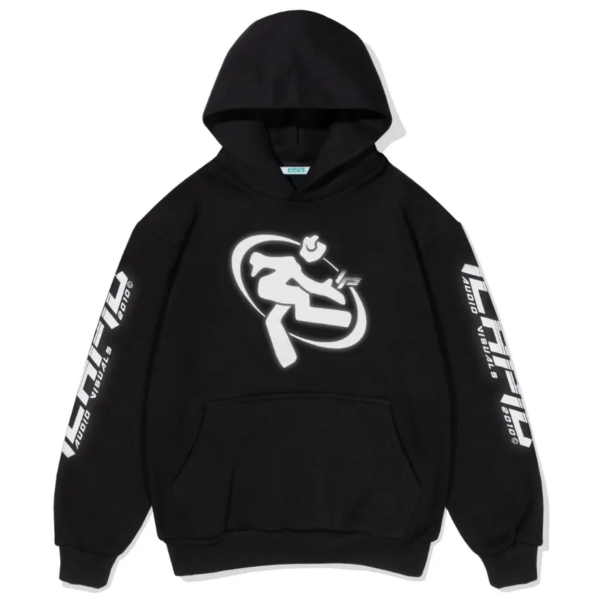 Ichpig Breaker Cordless Black Hoodie [Size: M]