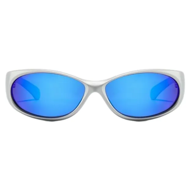 Ritual Vision Demon Speed Matte Chrome Blue Reflective Polarised Sunglasses