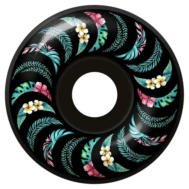 Spitfire Floral Black Classic F4 99D 55mm Skateboard Wheels