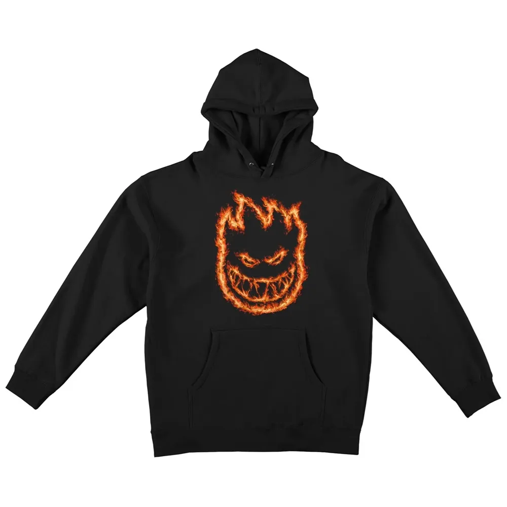 Spitfire Charred Remains Black Hoodie [Size: L]