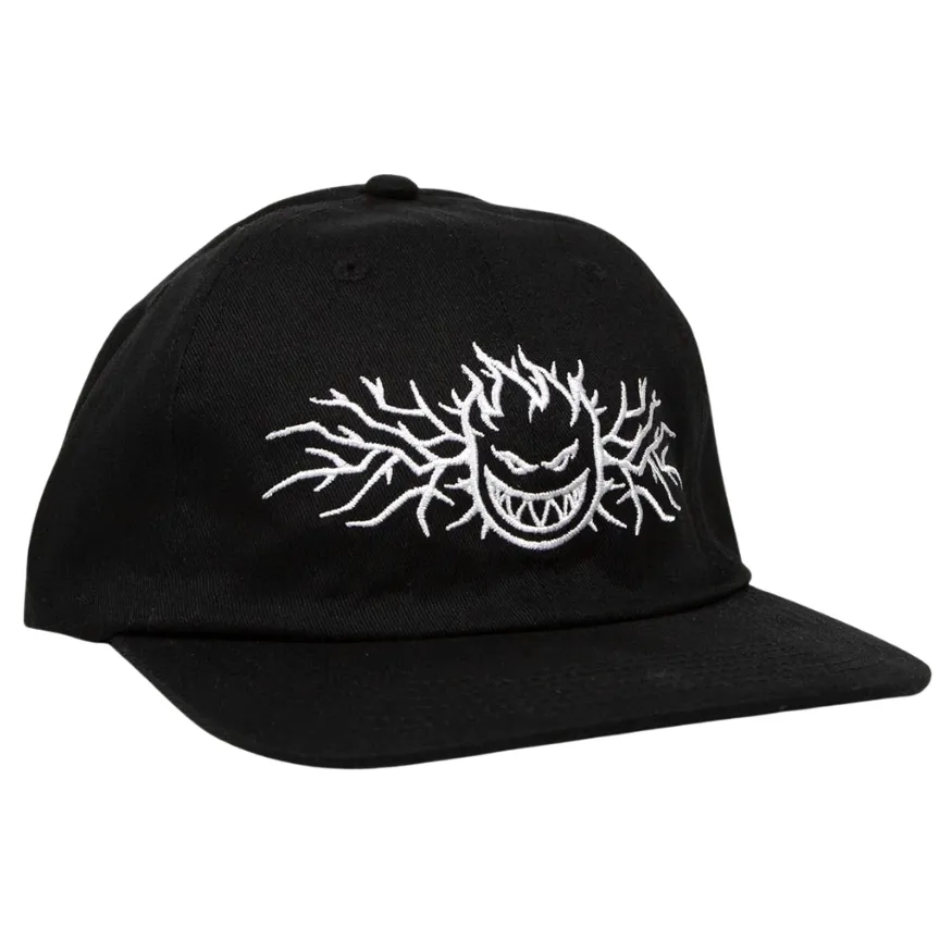 Spitfire Lil Bighead Thorn Black White Snapback Hat