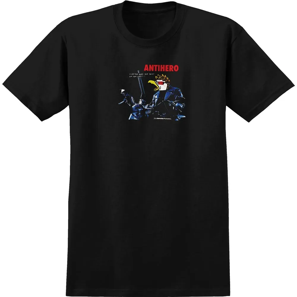 Anti Hero Eaglenator Black T-Shirt [Size: M]