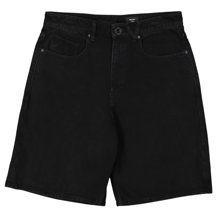 Volcom Billow Denim Black Shorts [Size: 34]