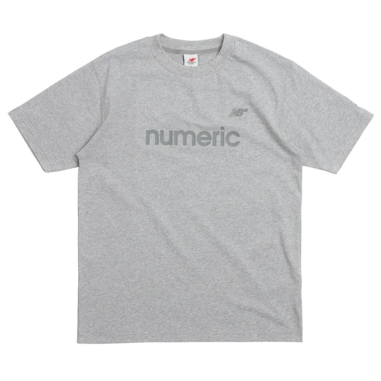 New Balance Numeric Cotton Athletic Grey T-Shirt [Size: M]