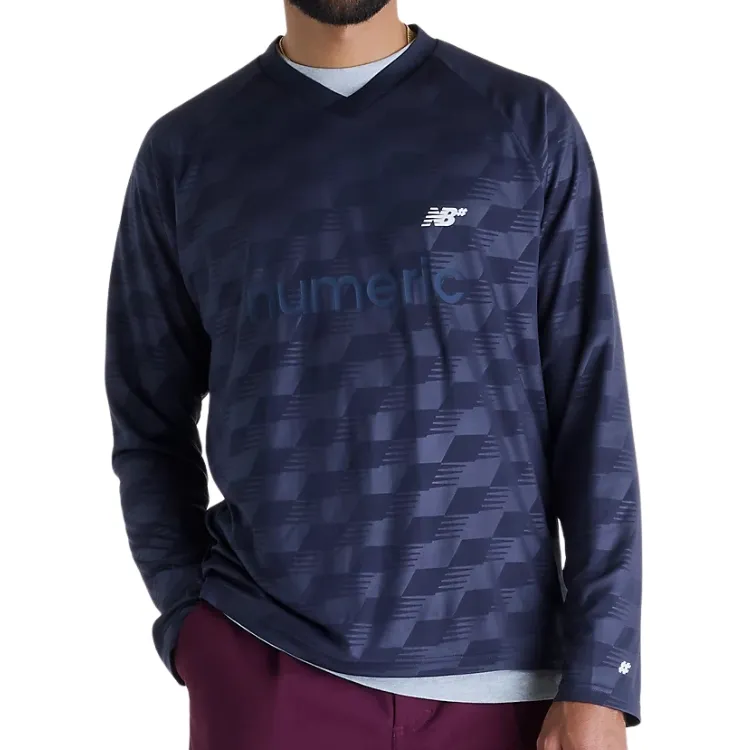 New Balance Numeric Dark Night Long Sleeve Jersey [Size: M]
