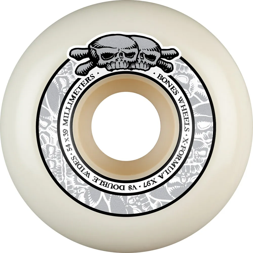 Bones X-Formula Double Wides V8 97A 54mm Skateboard Wheels