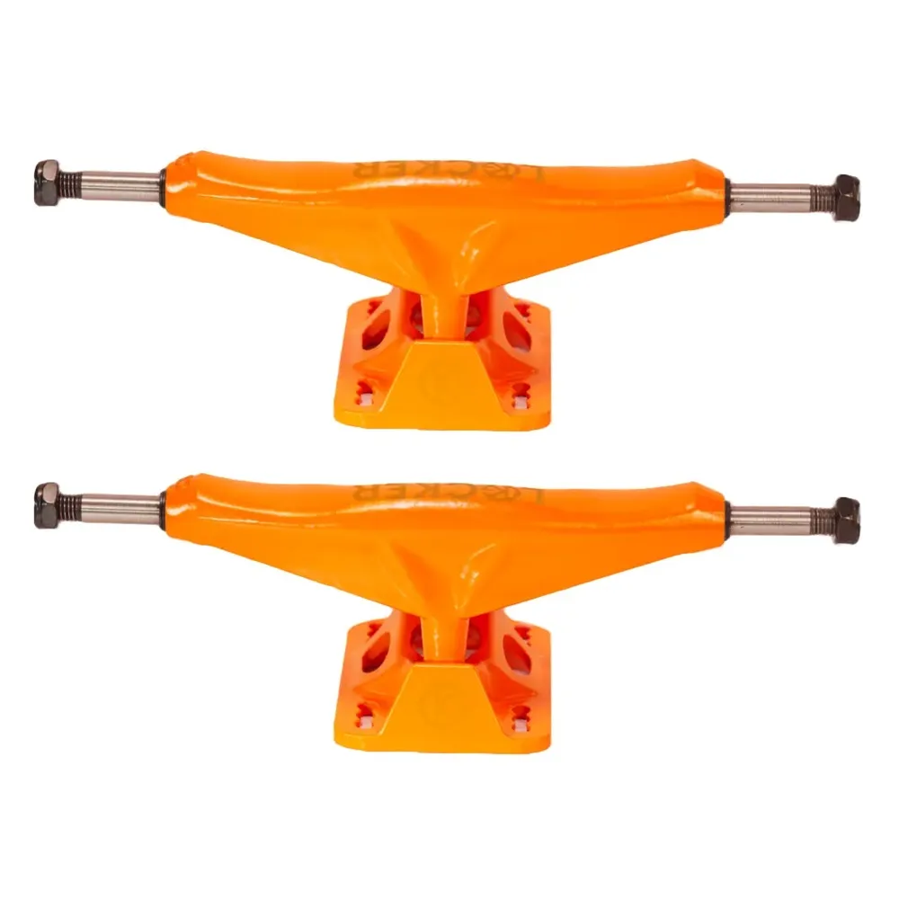 Grind King Locker V2 Orange Set Of 2 Skateboard Trucks [Size: 8.75]