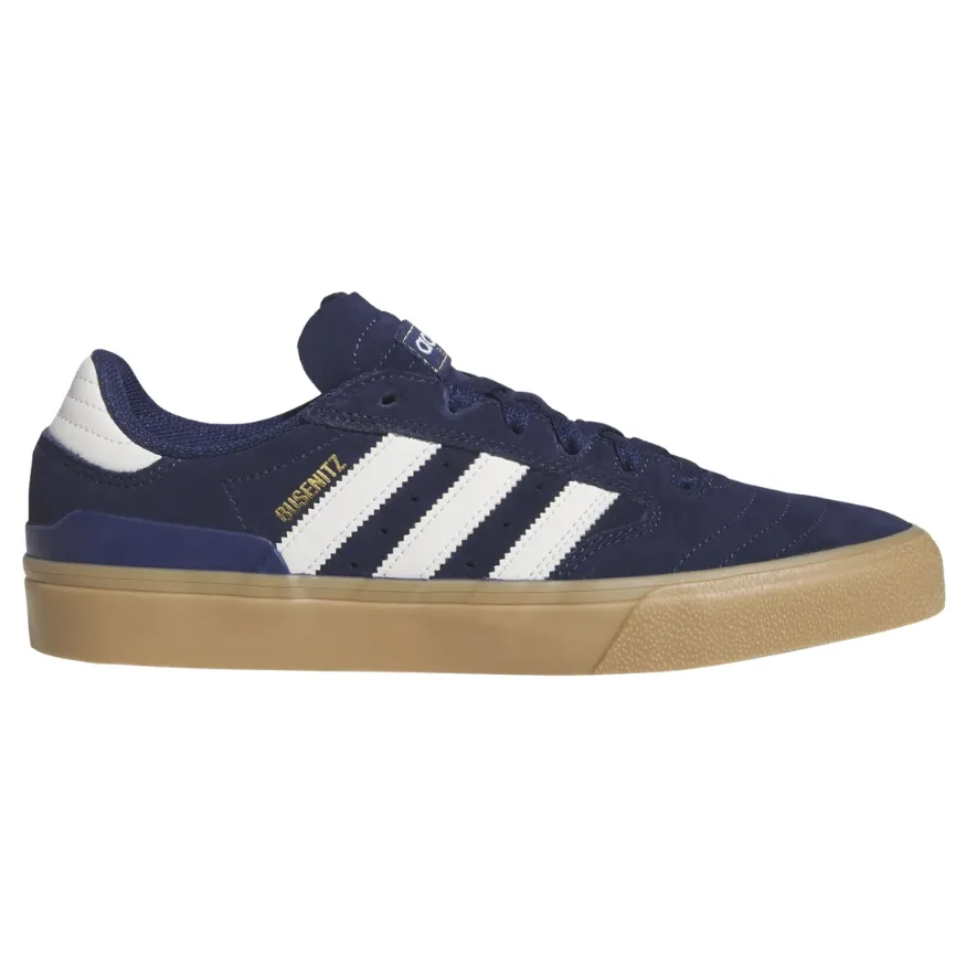 Adidas Busenitz Vulc II Dark Blue White Gum Shoes [Size: US 9]