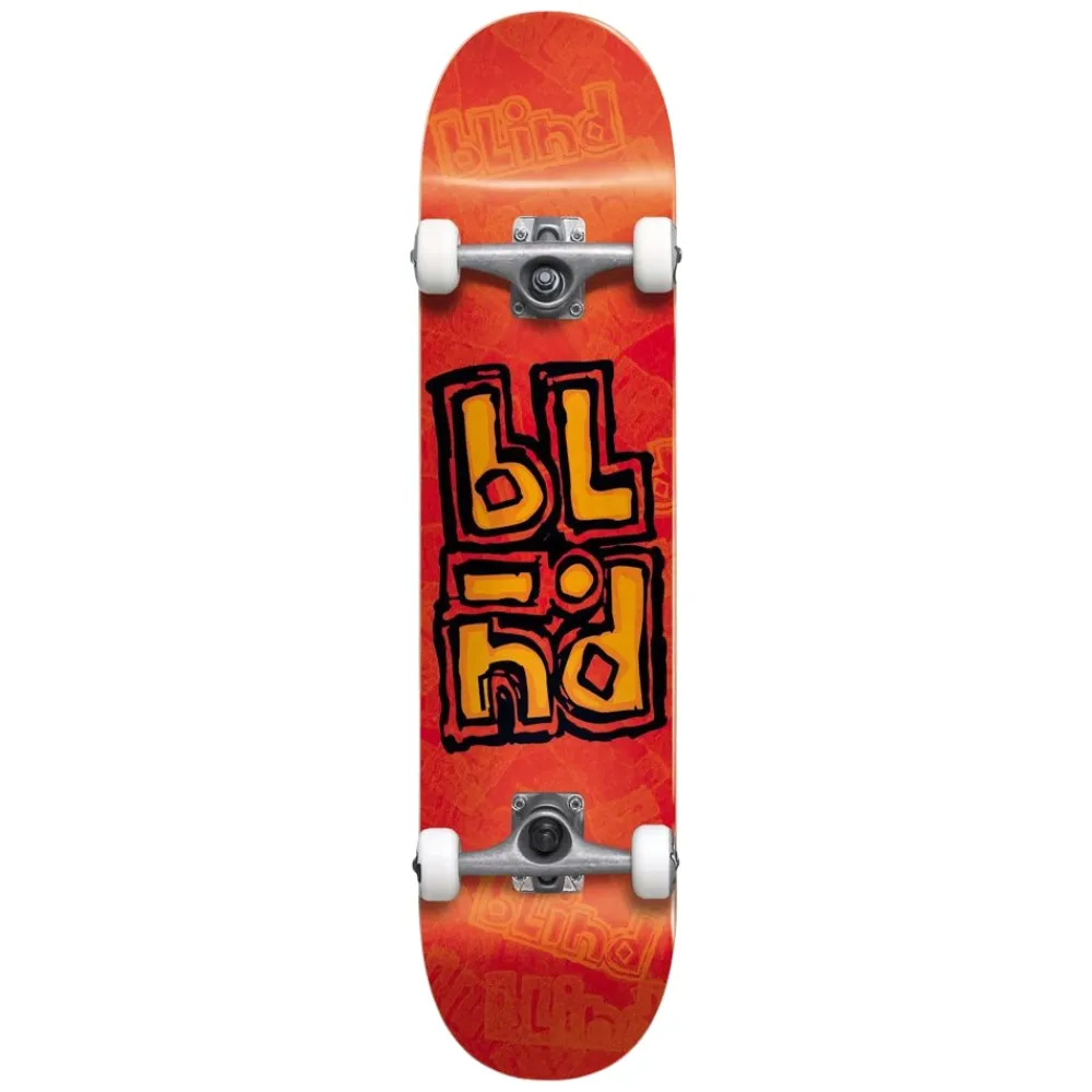 Blind OG Stacked Stamp FP Orange 8.0 Complete Skateboard