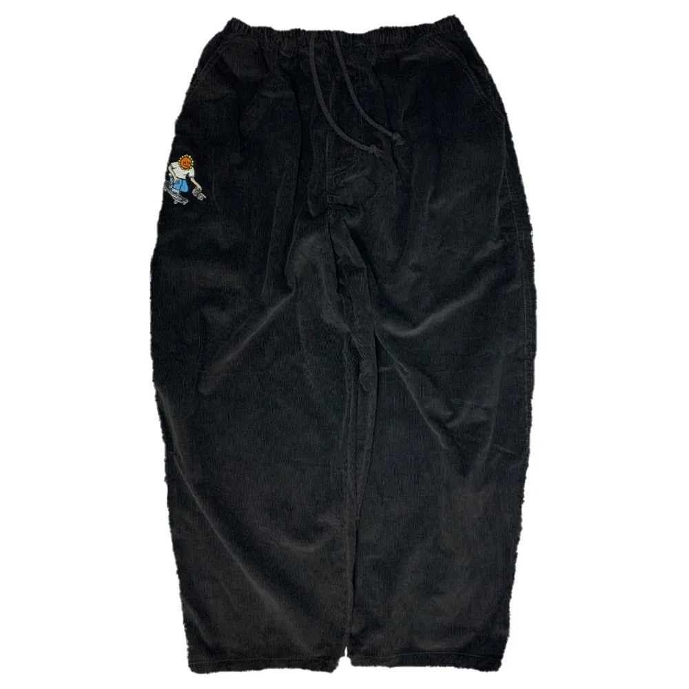 Televisi Star Baggy OG Sunny Filmer Black Corduroy Pants [Size: S]