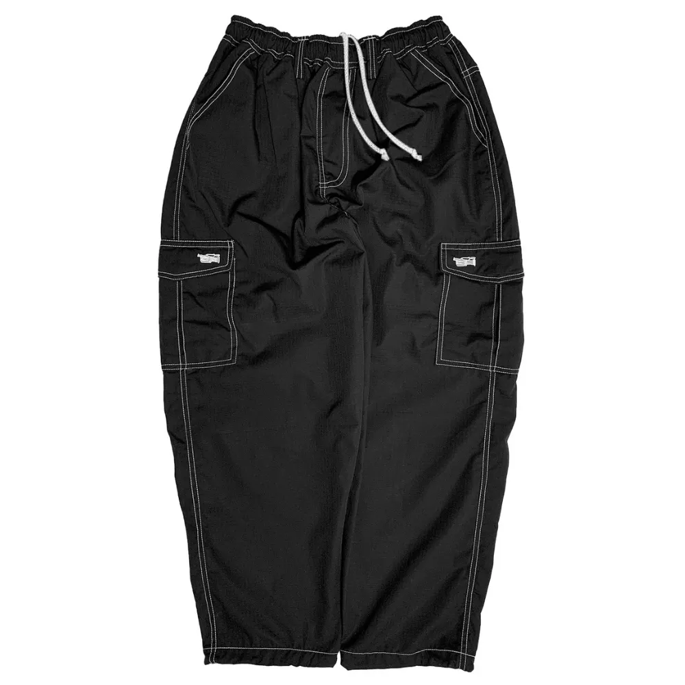 Televisi Star Baggy OG 1VX Black White Ripstop Cargo Pants [Size: S]