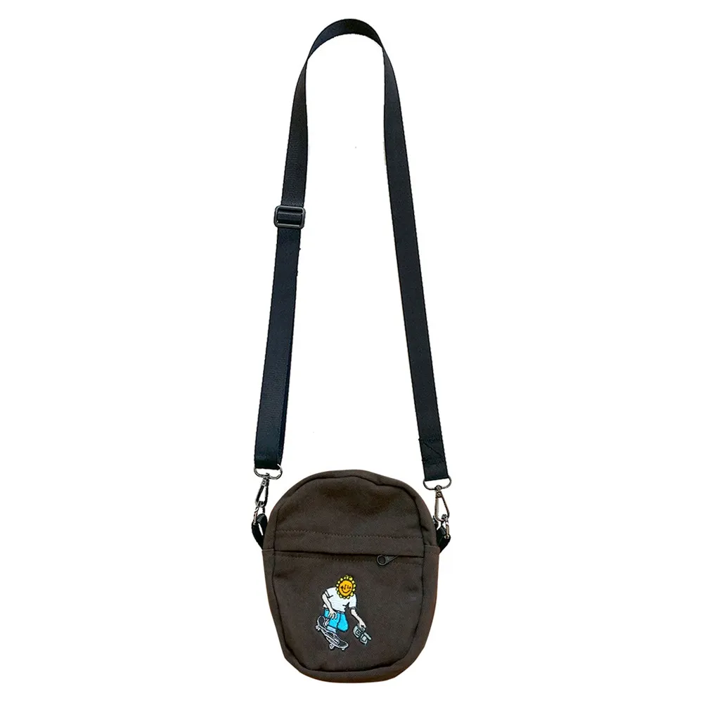 Televisi Star Sunny The Filmer Brown Denim Sling Shoulder Bag