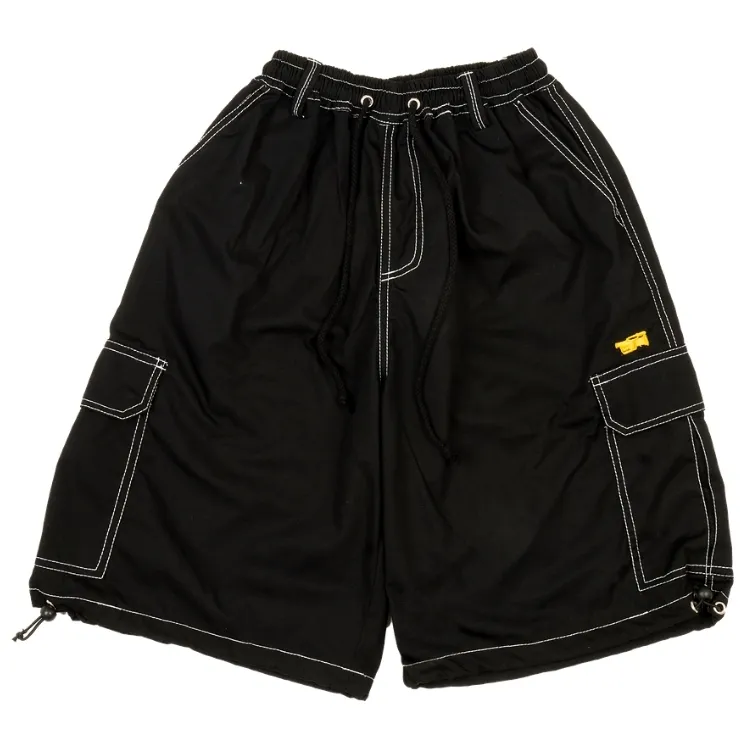 Televisi Star Nommo Black Ripstop Cargo Shorts [Size: S]