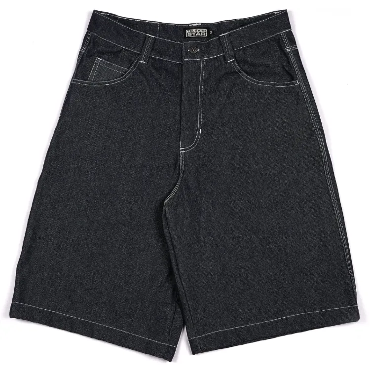 Televisi Star T Star Navy Denim Shorts [Size: 32]