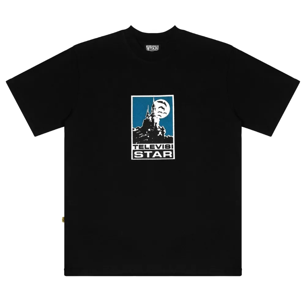 Televisi Star Hallow Black T-Shirt [Size: M]